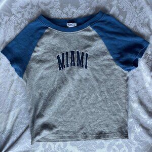 xl y2k miami baby tee